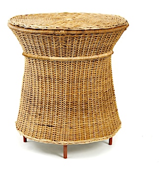 Ames - Table d'appoint haute Caribe Natural - 1