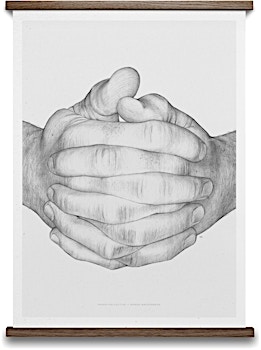 Paper Collective - Folded Hands Poster - 1