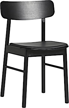 Woud - Soma Dining Chair mit gepolstertem Ledersitz - 1