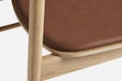 Woud - Soma Dining Chair mit Kissen - Eiche geölt  - Camo leather Sierra 1003 cognac - 4 - Vorschau
