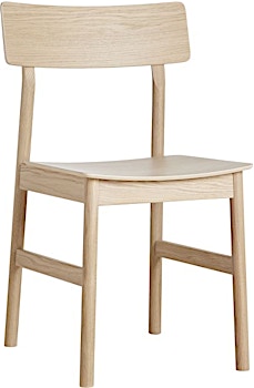 Woud - Pause Dining Stuhl 2.0 - Eiche weiß pigmentiert - 1