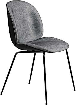 Gubi - Beetle Dining Chair Stoelbekleding vooraan Conic Base - 1