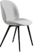 Gubi - Beetle Dining Chair entièrement rembourré Plastic Base - 1 - Aperçu