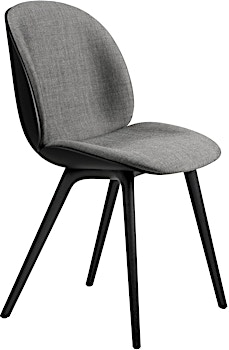 Gubi - Beetle Dining Chair Coussin frontal Plastic Base - 1