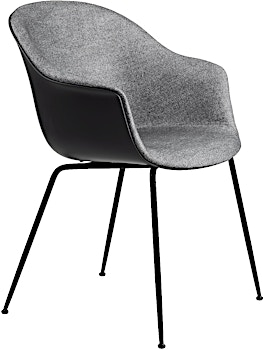 Gubi - Bat Dining Chair Coussin frontal Conic Base - 1