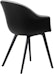 Gubi - Bat Dining Chair Coussin frontal Plastic Base - 2 - Aperçu