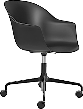 Gubi - Bat Meeting Chair mit Rollen - 1