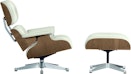 Vitra - White Lounge Chair & Ottoman - 5 - Vorschau