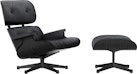 Vitra - Black Lounge Chair & Ottoman - 6 - Preview