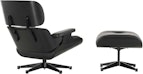 Vitra - Black Lounge Chair & Ottoman - 2 - Preview