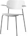 Audo - Co Dining Chair Plastic mit Armlehnen - 1 - Vorschau