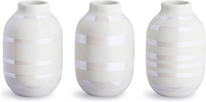 Kähler Design - Vases en miniature Omaggio - Set de 3 - 1