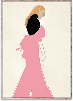 Paper Collective - Roze jurk kunstdruk - 1