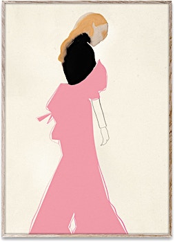 Paper Collective - Pink Dress Poster - 1 Paper Collective - Pink Dress Poster - 1
