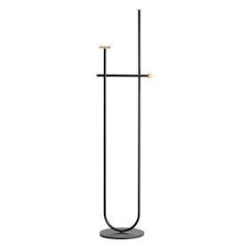 MDF Italia - Ombre Kleiderständer - schwarz/Eschenholz MDF Italia - Ombre Kleiderständer - schwarz/Eschenholz