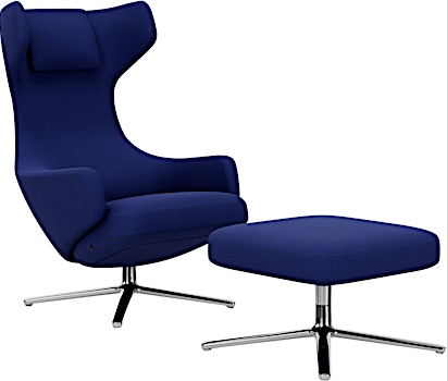 Vitra - Fauteuil Grand Repos & Ottoman nouvelle édition - 1