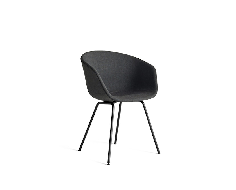 HAY - About A Chair AAC 27 - bezogene Sitzschale - Gestell schwarz pulverbeschichtet - 1