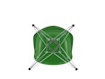 Vitra - DAR met zitkussen - 46 cm - nieuwe hoogte (standaard) - green - Hopsak - rood/cognac - 5