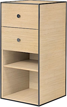 Audo - Frame 70 mit zwei Schubladen und einem Regal - 1 Audo - Frame 70 mit zwei Schubladen und einem Regal - 1