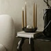 ferm LIVING - Bowl Kerzenständer Keramik - dunkelgrau - 4 - Vorschau