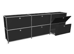 Sideboard L avec portes battantes et tiroirs