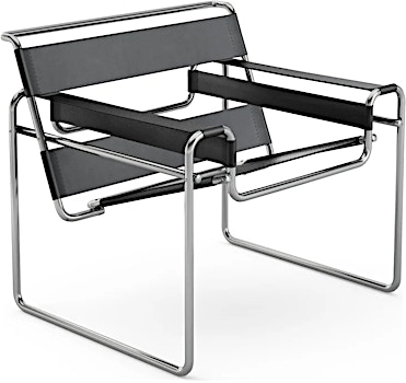Knoll International - Breuer Original Wassily Loungesessel - 1 Knoll International - Breuer Original Wassily Loungesessel - 1