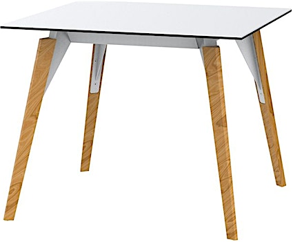 Vondom - FAZ Wood Lounge Tisch quadratisch - 1