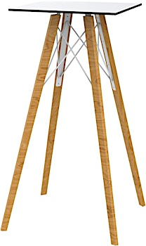Vondom - FAZ Wood Tisch hoch quadratisch - 1