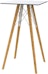 Vondom - Table FAZ Wood haute carrée - 1 - Aperçu
