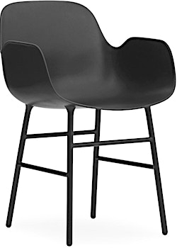 Normann Copenhagen - Form Armlehnstuhl mit Metallgestell - 1 Normann Copenhagen - Form Armlehnstuhl mit Metallgestell - 1