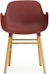 Normann Copenhagen - Form fauteuil met houten frame - 3 - Preview
