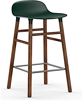 Normann Copenhagen - Chaise de bar Form avec structure en bois  - 1