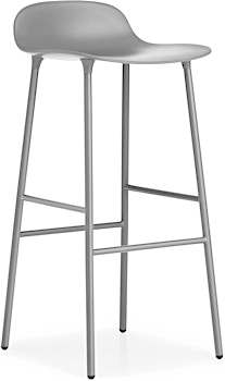 Normann Copenhagen - Chaise de bar Form avec structure en métal - 1