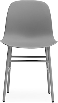 Design Outlet - Normann Copenhagen - Form Stuhl mit Metallgestell - grau - 1