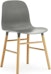 Normann Copenhagen - Form Stuhl mit Holzgestell - 1 - Vorschau