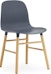 Normann Copenhagen - Form Stuhl mit Holzgestell - 1 - Vorschau