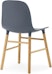 Normann Copenhagen - Form Stuhl mit Holzgestell - 2 - Vorschau
