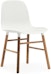 Design Outlet - Normann Copenhagen - Form stoel met houten frame - notenhout - wit - 4 - Preview