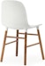 Design Outlet - Normann Copenhagen - Form stoel met houten frame - notenhout - wit - 2 - Preview