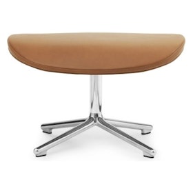 Normann Copenhagen - Hyg drehbarer Fußhocker - braun Brandy41574 Normann Copenhagen - Hyg drehbarer Fußhocker - braun Brandy41574