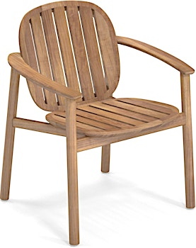 Emu - Chaise Twins à accoudoirs Teak - 1 Emu - Chaise Twins à accoudoirs Teak - 1