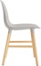 Normann Copenhagen - Form Stuhl mit Holzgestell - 3 - Vorschau