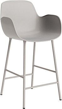 Normann Copenhagen - Form Barstuhl Stahl mit Armlehne - 1 Normann Copenhagen - Form Barstuhl Stahl mit Armlehne - 1