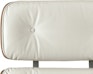 Vitra - White Lounge Chair & Ottoman - 3 - Preview