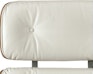 Vitra - White Lounge Chair & Ottoman - 3 - Aperçu