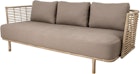 Cane-line Outdoor - Sense 3-Sitzer Sofa - Natural - 1 - Vorschau