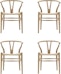 Carl Hansen & Søn - Set de 4 chaises CH24 Y Wishbone - chêne savonné - tressage naturel - 1 - Aperçu