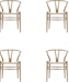 Carl Hansen & Søn - Set van 4 CH24 Y Wishbone chair - geolied eiken - natuurlijk vlechtwerk - 1 - Preview