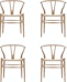 Carl Hansen & Søn - Set van 4 CH24 Y Wishbone chair - gezeepte beuk - vlechtwerk naturel - 1 - Preview