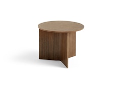 Table Slit Wood ronde